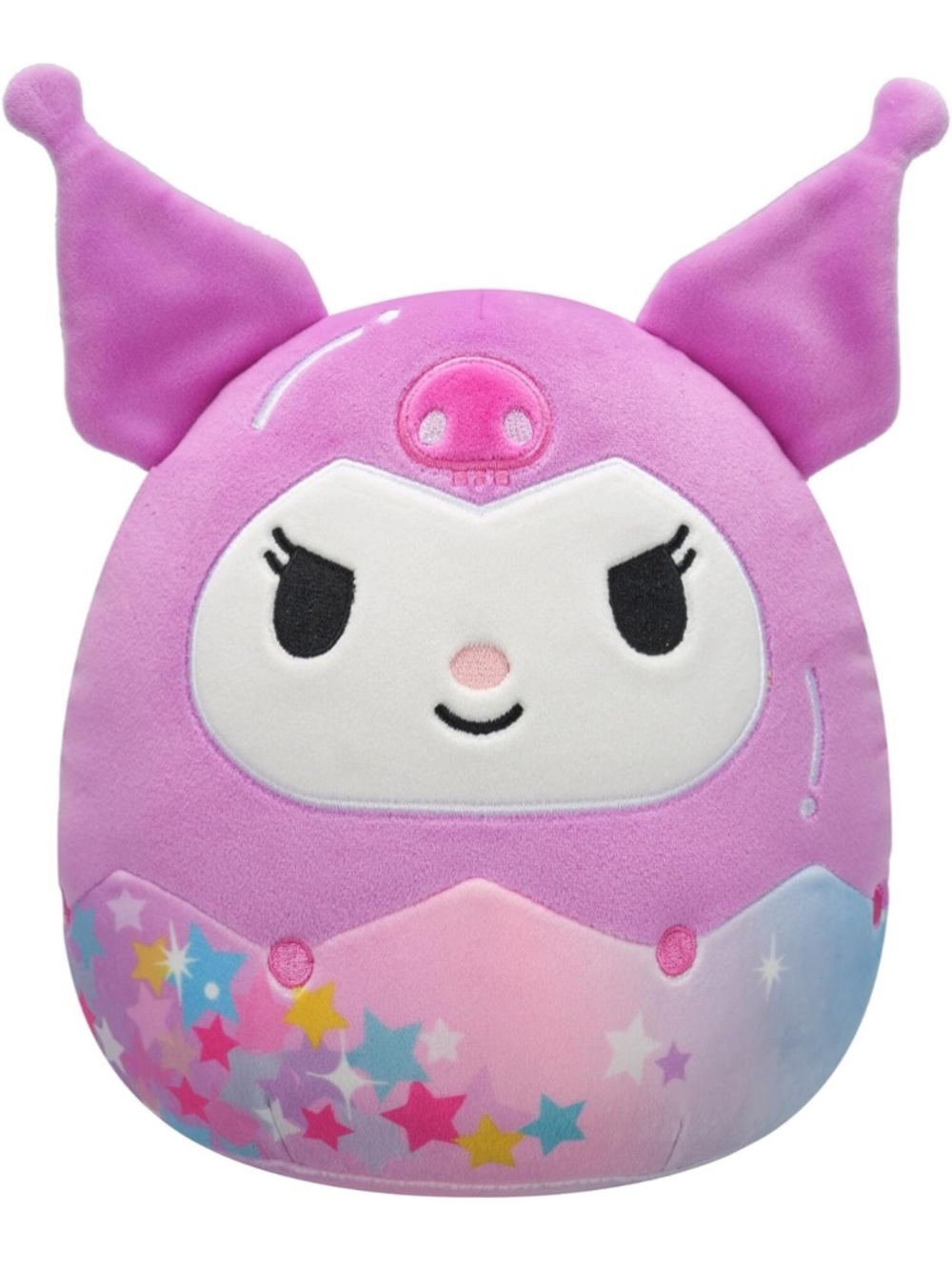 Squishmallows Pink Cartoon Character Plush with Embroidered Face